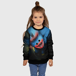 Свитшот детский ХАГИ ВАГИ, Я ТЕБЯ ПОЙМАЛ, цвет: 3D-черный — фото 2