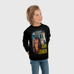 Свитшот детский The Beatles John Lennon, цвет: 3D-черный — фото 2