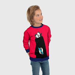 Свитшот детский Like clocwork, цвет: 3D-синий — фото 2