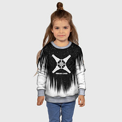 Свитшот детский Dread Lives Metroid Dread, цвет: 3D-меланж — фото 2