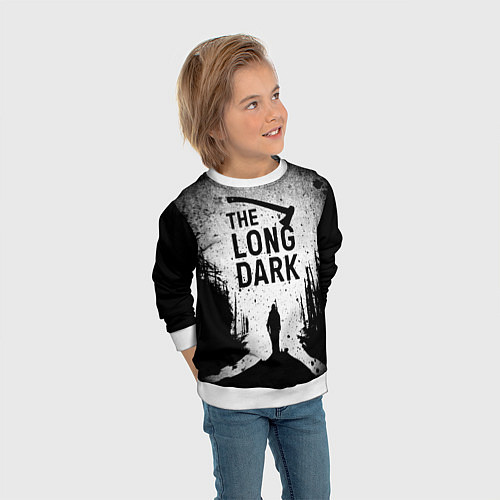 Детский свитшот The Long Dark игра / 3D-Белый – фото 3