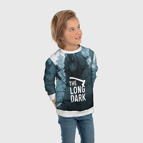 Детский свитшот The Long Dark медведь / 3D-Белый – фото 3