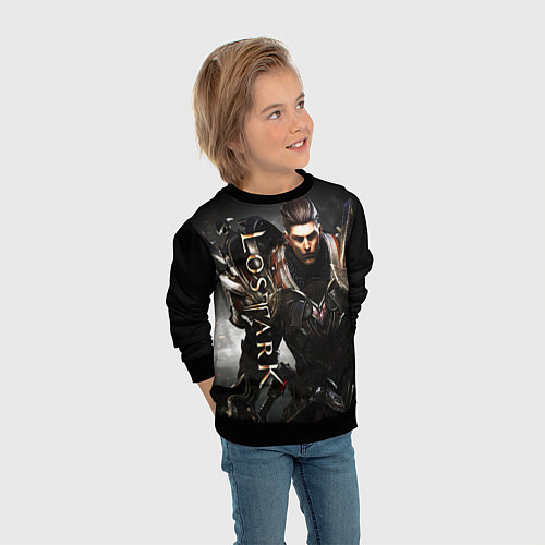 Детский свитшот LOST ARK BERSERKER / 3D-Черный – фото 3