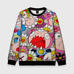 Детский свитшот Takashi Murakami кричащий арт