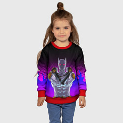 Свитшот детский JOJO KILLER QUEEN КОРОЛЕВА УБИЙЦА FIRE STYLE, цвет: 3D-красный — фото 2