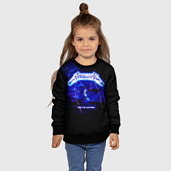 Свитшот детский Ride the Lightning - Metallica, цвет: 3D-черный — фото 2
