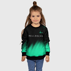 Свитшот детский HELLBOUND - ARROWHEADS - Полутона, цвет: 3D-черный — фото 2