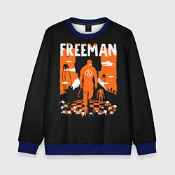 Свитшот детский Walkin Freeman, цвет: 3D-синий