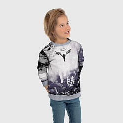 Свитшот детский Токийские мстители - Подтёки красок, цвет: 3D-меланж — фото 2
