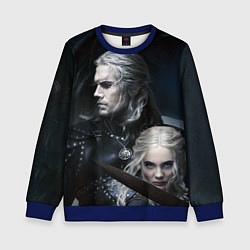 Свитшот детский THE WITCHER 2 SEASON, цвет: 3D-синий