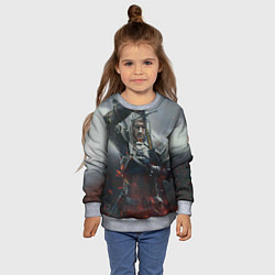 Свитшот детский ВЕДЬМАК СЕРИАЛ ДИКАЯ ОХОТА, цвет: 3D-меланж — фото 2