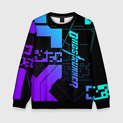 Свитшот детский Ghostrunner Neon, цвет: 3D-черный