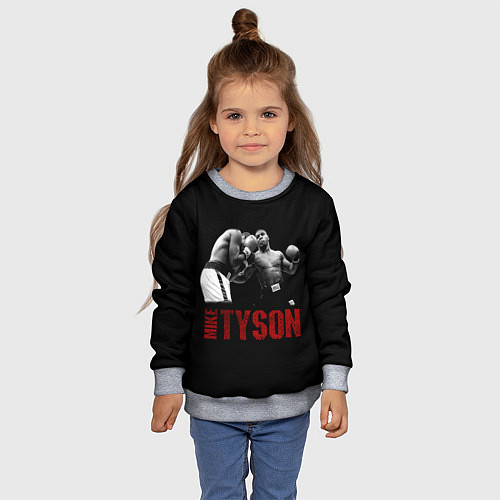 Детский свитшот Майк Тайсон Mike Tyson / 3D-Меланж – фото 4