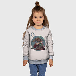 Свитшот детский Скавена, цвет: 3D-меланж — фото 2