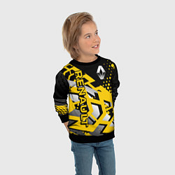 Свитшот детский Renault Рено, цвет: 3D-черный — фото 2