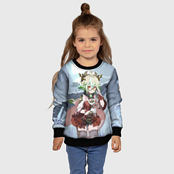 Свитшот детский Новогодняя Сахароза, цвет: 3D-черный — фото 2