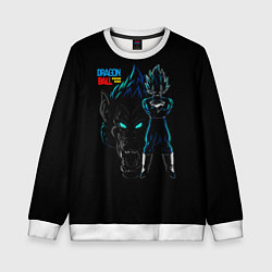 Свитшот детский Dragon Ball Z Dark, цвет: 3D-белый