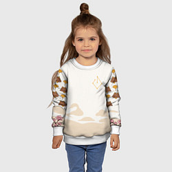 Свитшот детский ДЖУН ЛИ МОТИВЫ ГЕО АРХОНТ, цвет: 3D-белый — фото 2