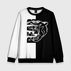 Свитшот детский BEAR Медведь, цвет: 3D-черный