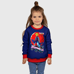 Свитшот детский Hunter x Hunter - Kurapika, цвет: 3D-красный — фото 2