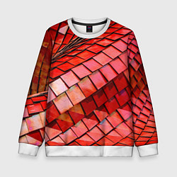 Детский свитшот Красная спартаковская чешуя