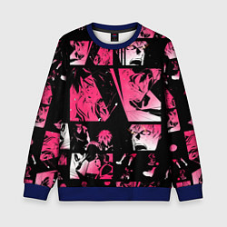 Свитшот детский АКАШИ СЕЙДЖУРО ЛУЧШИЕ МОМЕНТЫ, цвет: 3D-синий