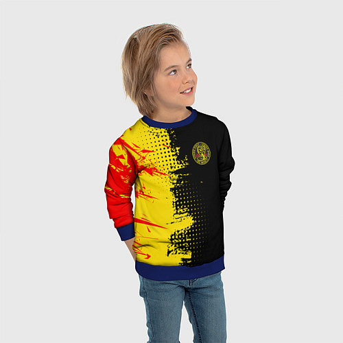 Детский свитшот Кобра Кай Cobra Kai / 3D-Синий – фото 3