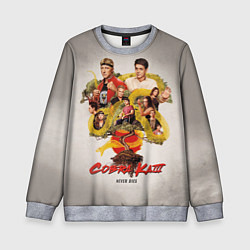 Свитшот детский КОБРА КАЙ COBRA KAI, цвет: 3D-меланж