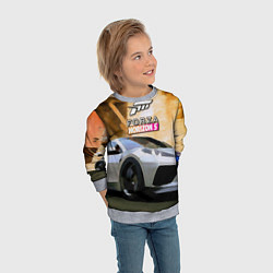 Свитшот детский Игрище Forza Horizon 5, цвет: 3D-меланж — фото 2