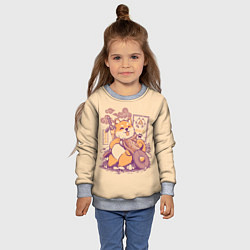 Свитшот детский Стиба Ину Линк, цвет: 3D-меланж — фото 2