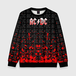 Детский свитшот Acdc Паттерн