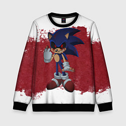 Свитшот детский Sonic Exe!, цвет: 3D-черный