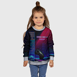 Свитшот детский SEGA MEGA DRIVE, цвет: 3D-меланж — фото 2