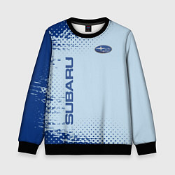 Свитшот детский Subaru - Субару, цвет: 3D-черный