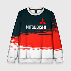 Свитшот детский Mitsubishi - Auto бренд, цвет: 3D-белый