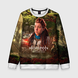 Свитшот детский Horizon Forbidden West Aloy, цвет: 3D-белый