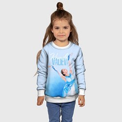 Свитшот детский Камила Валиева ROC, цвет: 3D-белый — фото 2