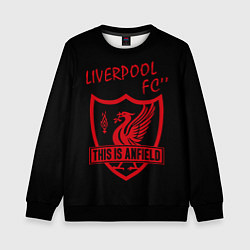 Свитшот детский Liverpool Ливерпуль, цвет: 3D-черный
