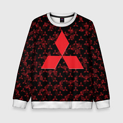 Свитшот детский MITSUBISHI BIG LOGO PATTERN, цвет: 3D-белый