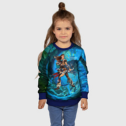 Свитшот детский Horizon Aloy art, цвет: 3D-синий — фото 2