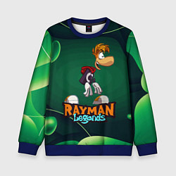 Свитшот детский Rayman Legends Green, цвет: 3D-синий