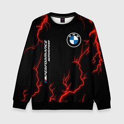 Свитшот детский BMW Autosport Молнии, цвет: 3D-черный