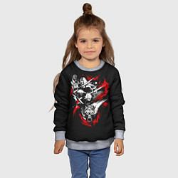 Свитшот детский FF Team, цвет: 3D-меланж — фото 2