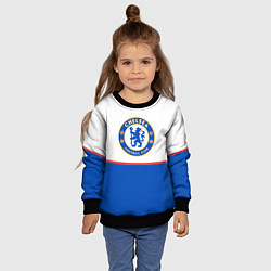 Свитшот детский Chelsea челси, цвет: 3D-черный — фото 2