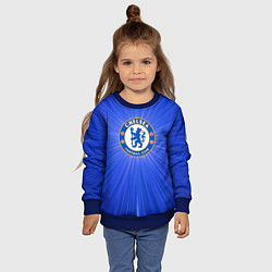 Свитшот детский Chelsea football club, цвет: 3D-синий — фото 2