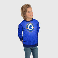 Свитшот детский Chelsea football club, цвет: 3D-синий — фото 2