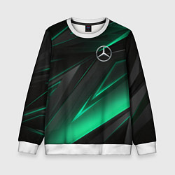 Свитшот детский MERCEDES-BENZ AMG NEON STRIPES PETRONAS, цвет: 3D-белый