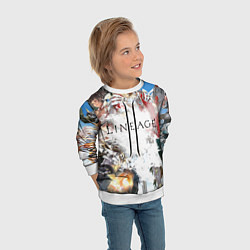 Свитшот детский Hero of Lineage, цвет: 3D-белый — фото 2