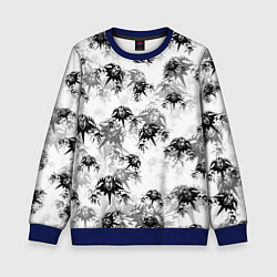 Свитшот детский Король и шут Лого Паттерн, цвет: 3D-синий