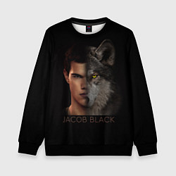 Свитшот детский Джейкоб Блэк, цвет: 3D-черный